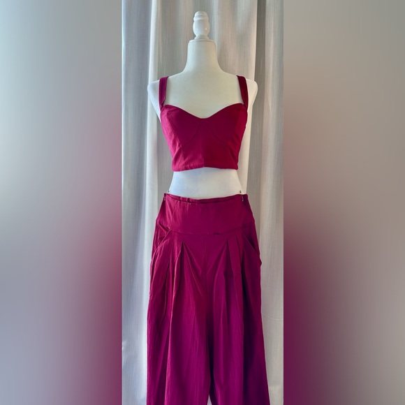 New Free People Larissa Two Piece Pants Set - Picture 6 of 6